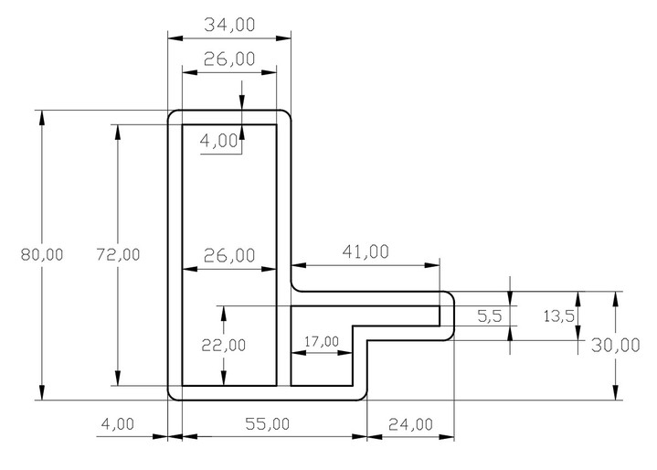 Aluminum frame profile Aluminum frame profile