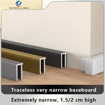 매우 좁은 논마킹 베이스보드